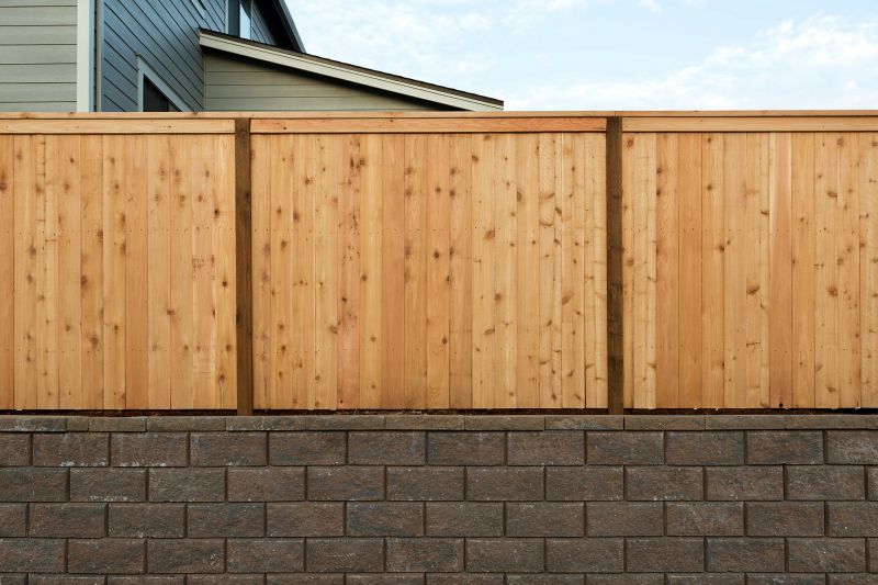 Cedar Fencing Installation detail
