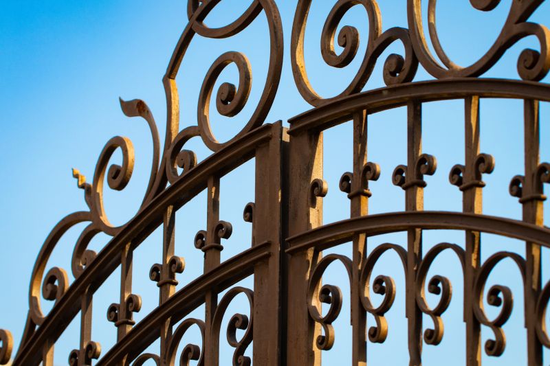 Wrought Iron Gate Installation detail